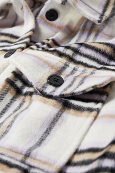 Nena - Sobrecamisa - de quadres - blanc trencat