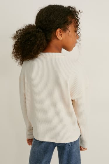 Enfants filles - Pull - blanc crème
