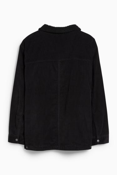Men - Corduroy jacket - black