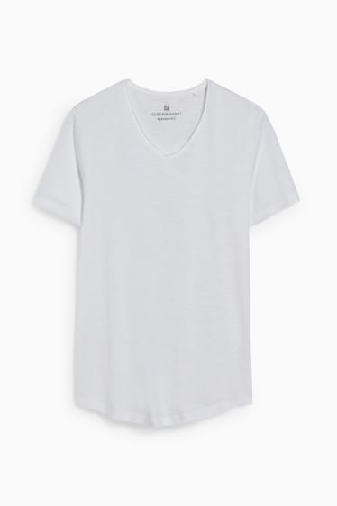 Mężczyźni - CLOCKHOUSE - T-shirt - biały
