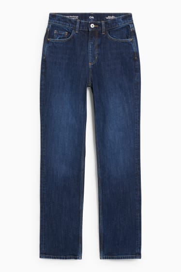 Dona - Straight jeans - high waist - LYCRA® - texà blau