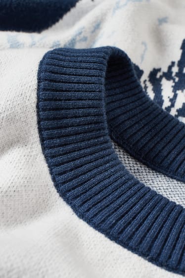 Mężczyźni - CLOCKHOUSE - sweter - kremowobiały