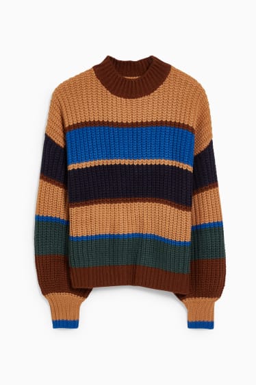 Teens & young adults - CLOCKHOUSE - jumper - brown / blue