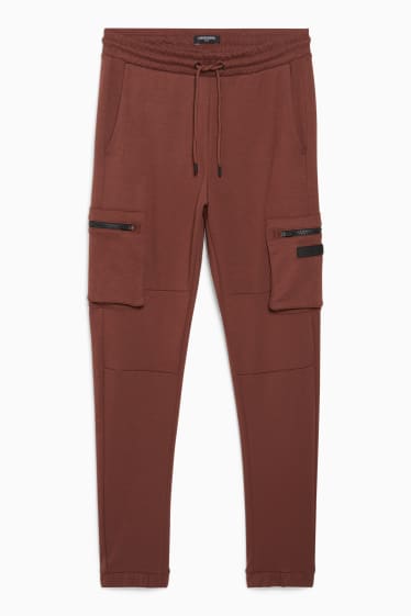 Uomo - CLOCKHOUSE - pantaloni sportivi cargo - marrone