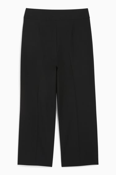 Dona - Pantalons culotte - mid waist - negre
