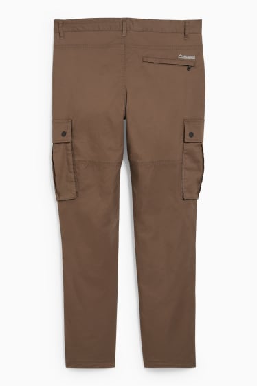 Pánské - Cargo kalhoty - regular fit - LYCRA® - khaki