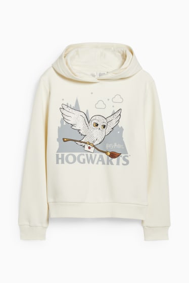 Enfants - Harry Potter - sweat à capuche - crème