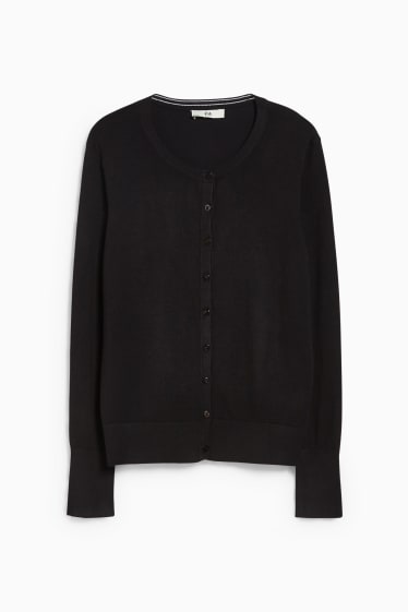 Damen - Strickjacke - schwarz