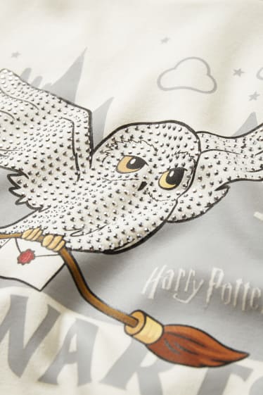 Enfants filles - Harry Potter - sweat à capuche - crème
