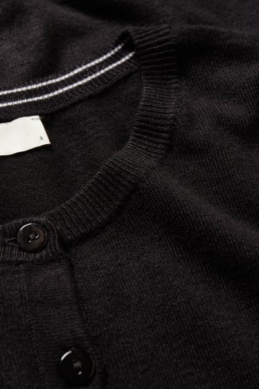 Damen - Strickjacke - schwarz