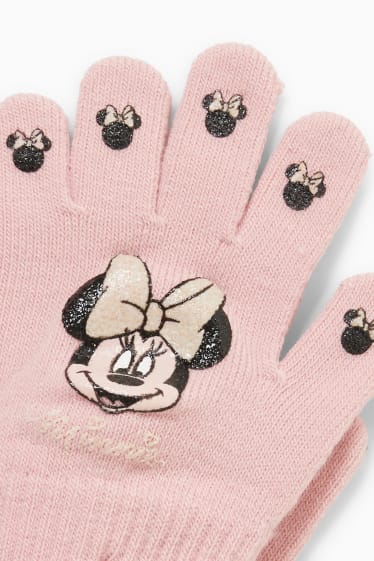 Niños - Minnie Mouse - guantes - rosa