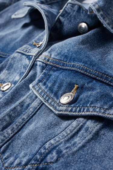 Ados & jeunes adultes - CLOCKHOUSE - veste en jean - jean bleu clair