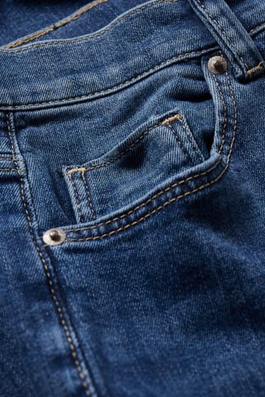 Women - Loose fit jeans - high waist - LYCRA® - blue denim