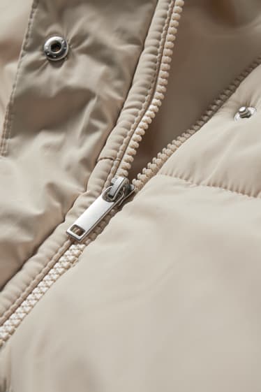 Teens & young adults - CLOCKHOUSE - quilted jacket with hood - cremewhite