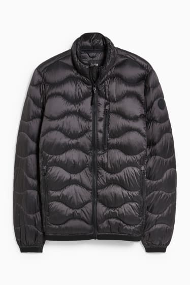 Men - Quilted jacket - dark gray