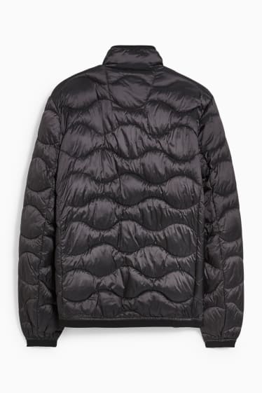 Men - Quilted jacket - dark gray