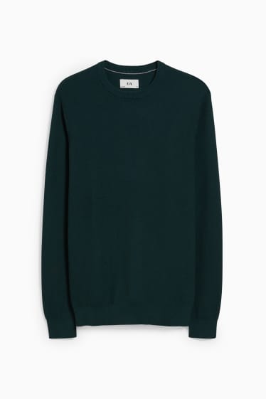 Herren - Pullover - dunkelgrün