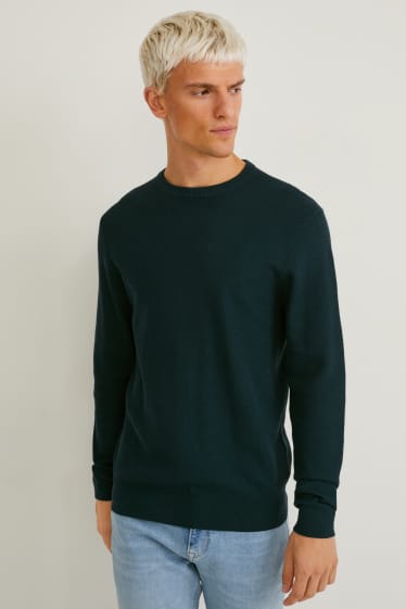Herren - Pullover - dunkelgrün