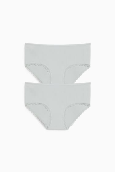 Women - Multipack of 2 - hipster briefs - mint green