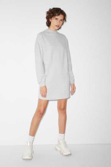 Teens & young adults - CLOCKHOUSE - sweatshirt dress  - light gray-melange