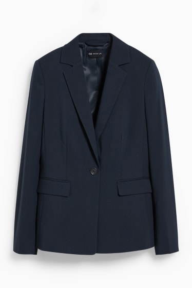 Women - Blazer - fitted - dark blue