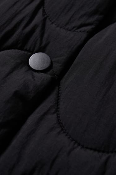 Women - Quilted coat - black