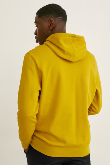 Men - Hoodie - mustard yellow