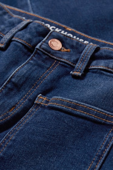 Ados & jeunes adultes - CLOCKHOUSE - flared jean - high waist - jean bleu