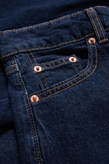 Femmes - CLOCKHOUSE - wide leg jean - high-waist - matière recyclée - jean bleu foncé