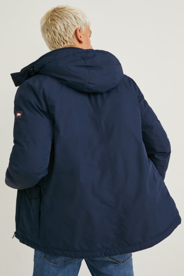 Men - Jacket with hood - dark blue