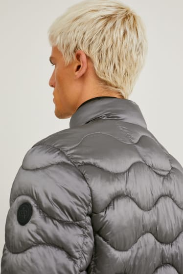 Men - Quilted jacket - gray