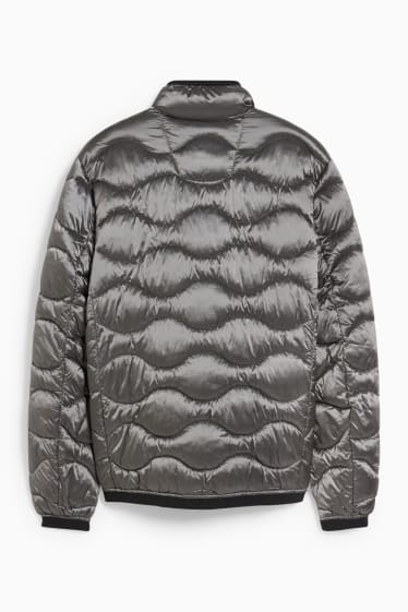 Men - Quilted jacket - gray