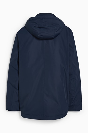 Men - Jacket with hood - dark blue