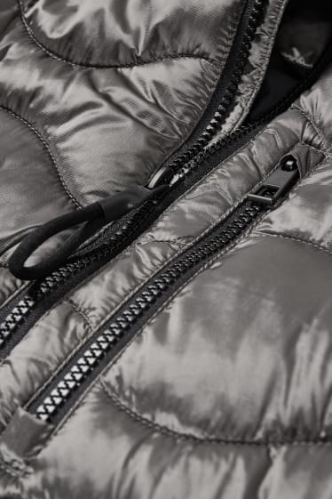 Men - Quilted jacket - gray