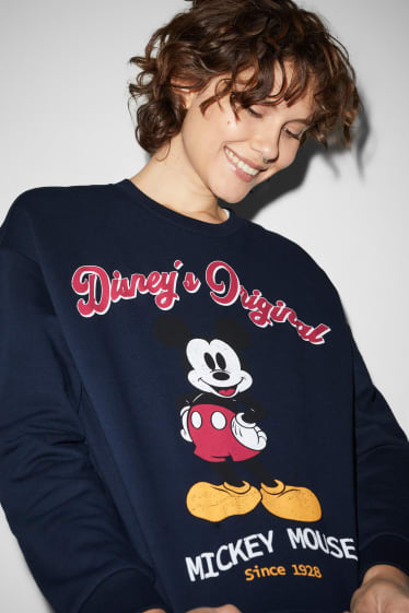 Teens & young adults - CLOCKHOUSE - sweatshirt - Mickey Mouse - dark blue