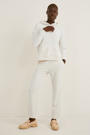 Women - Basic joggers - cremewhite