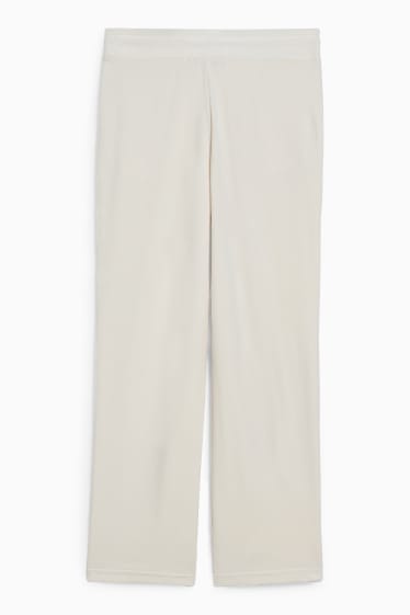 Femmes - Pantalon de jogging basique - blanc crème