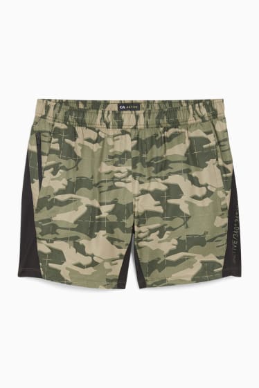 Bărbați - Pantaloni scurți funcționali  - verde închis
