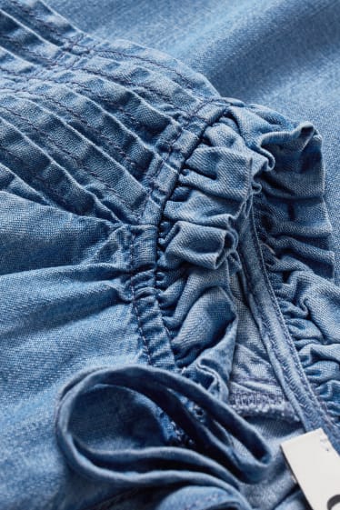 Femei - Bluză din denim - denim-albastru