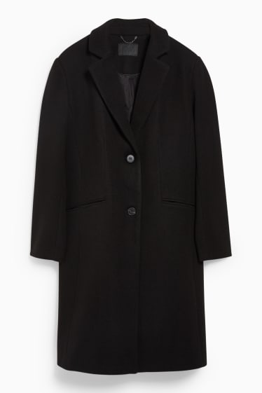 Damen - Mantel  - schwarz