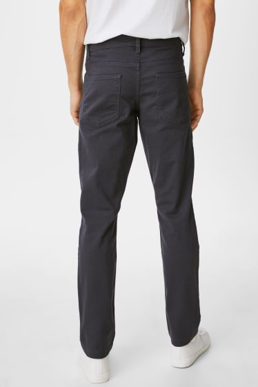 Men - Trousers - slim fit - denim-gray