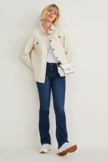 Mujer - Bootcut jeans - mid waist - vaqueros - azul