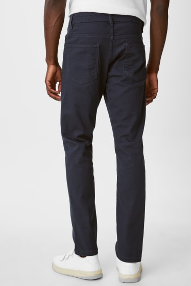 Men - Trousers - slim fit - dark gray