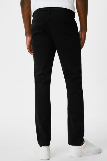Bărbați - Pantaloni - slim fit - negru