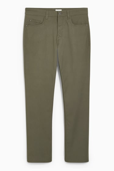 Uomo - Pantaloni - straight fit - LYCRA® - verde