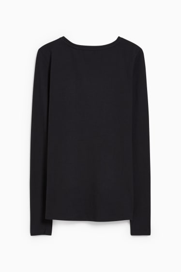 Damen - CLOCKHOUSE - Langarmshirt - schwarz