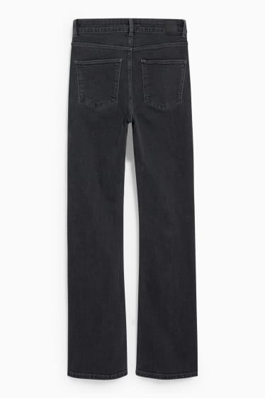 Dámské - Bootcut jeans - high waist - LYCRA® - džíny - tmavošedé