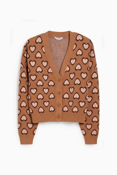 Donna - CLOCKHOUSE - cardigan - marrone chiaro