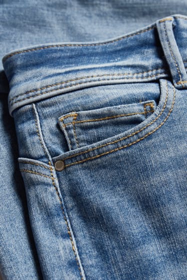 Nastolatki - CLOCKHOUSE - skinny jeans - średni stan - LYCRA® - dżins-jasnoniebieski