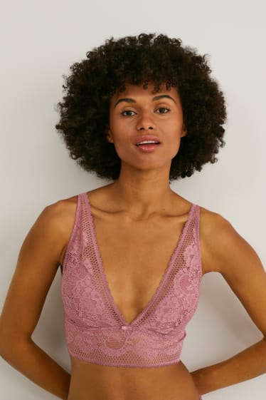 Dona - Bralette - enconxat - rosa fosc